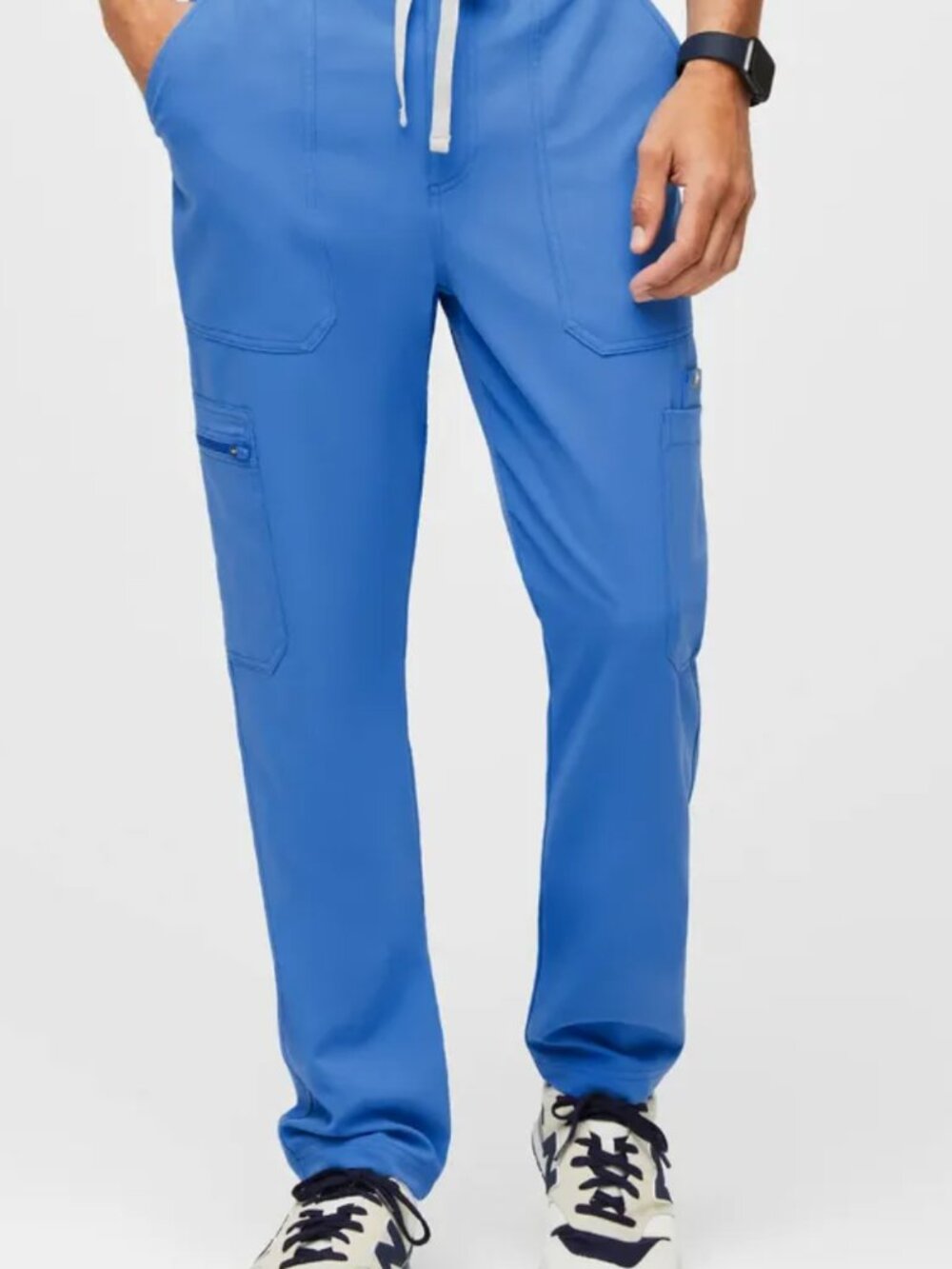 FIGS Capri Blue Cairo- Cargo Scrub Pants L